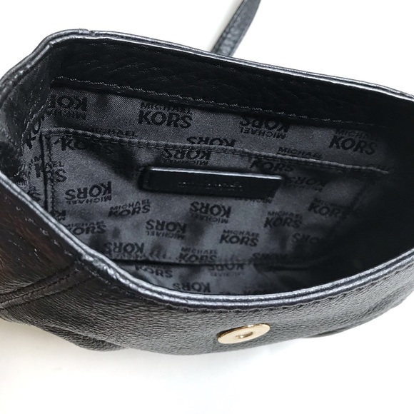 Michael Kors Black Leather Crossbody Bag - Picture 5 of 6